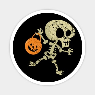 Funny Halloween skeleton costume Skull Shirts For Kids Magnet